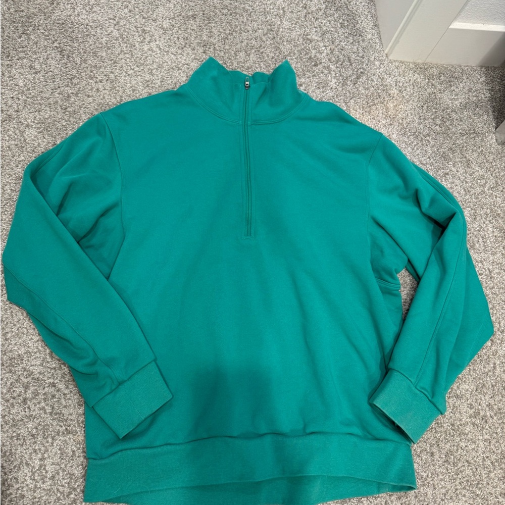 French Terry Quarter-Zip Sweatshirt